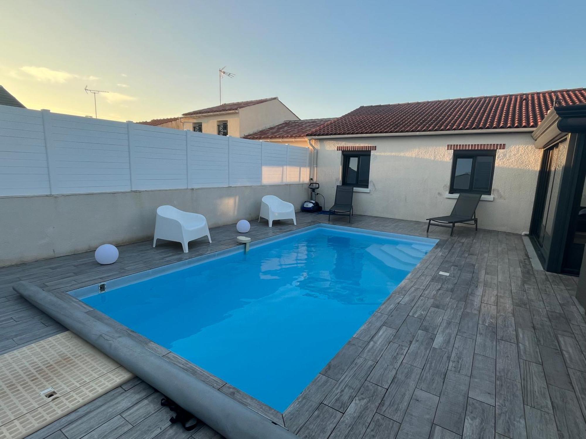 Villa Avec Piscine Saint-Jean-de-Monts Buitenkant foto